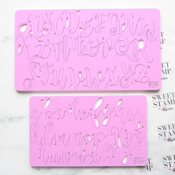 Sweet Stamp - Elegant - Gross- und Kleinbuchstaben